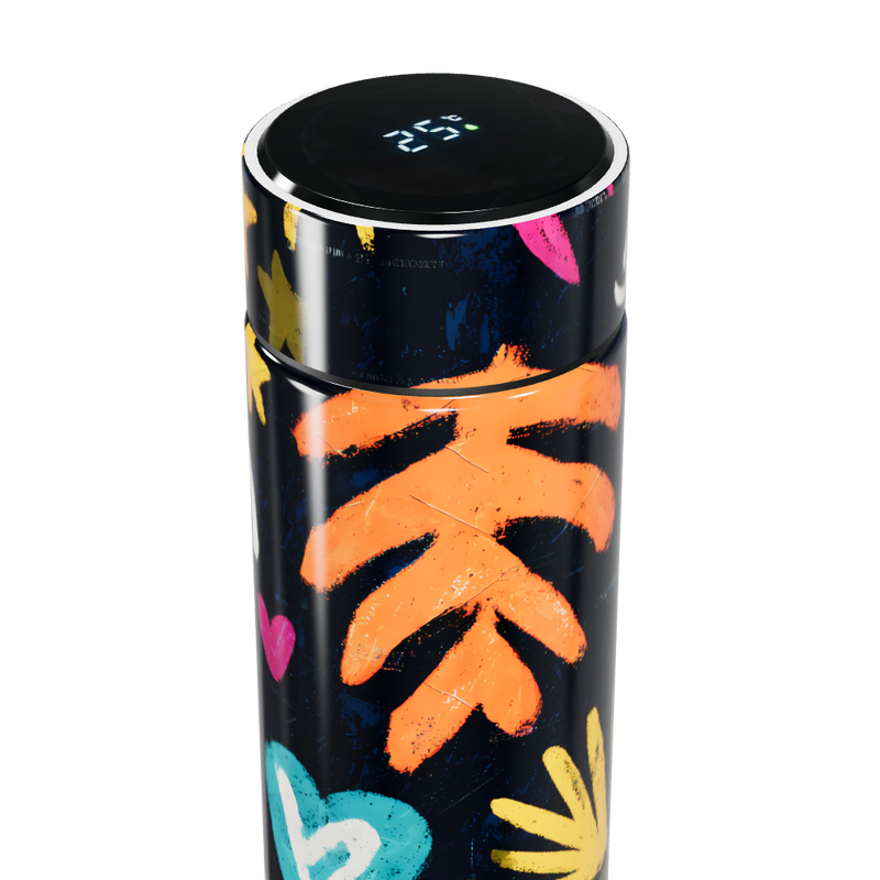 Garrafa Térmica Touch - Estampada Colorida