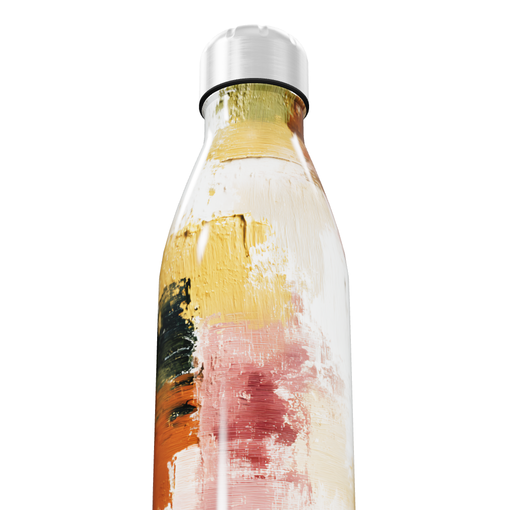 Garrafa Inox Pintura Abstrata 500ml