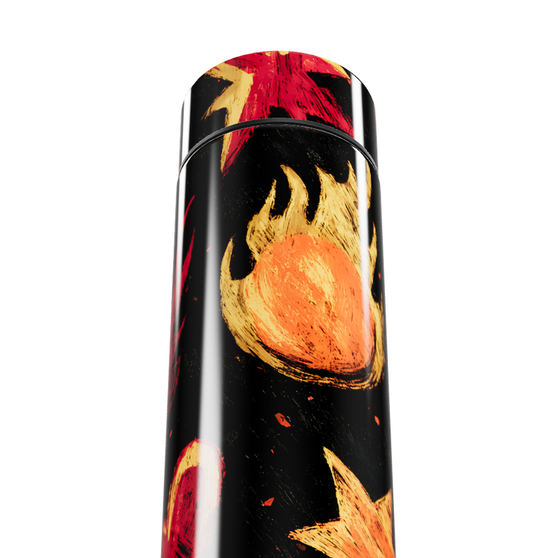 Garrafa Térmica Touch - Preto Estampada Astros