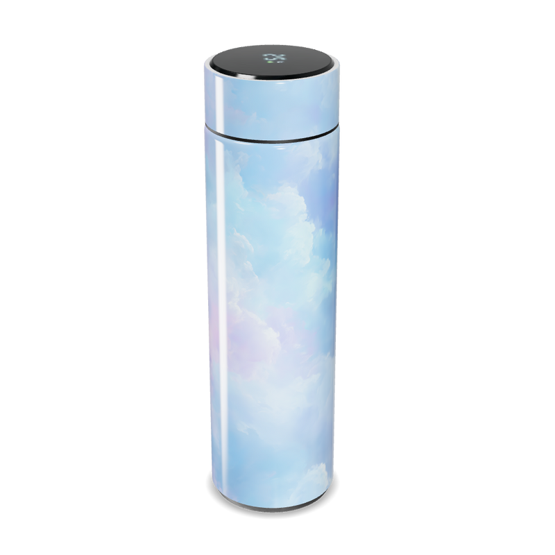 Garrafa Térmica Touch - Azul Pastel Aço Inox