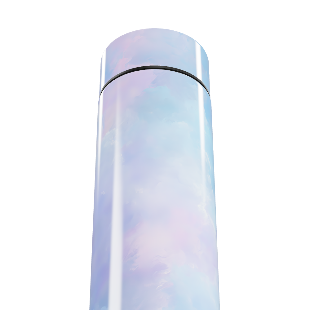 Garrafa Térmica Touch - Azul Pastel Aço Inox