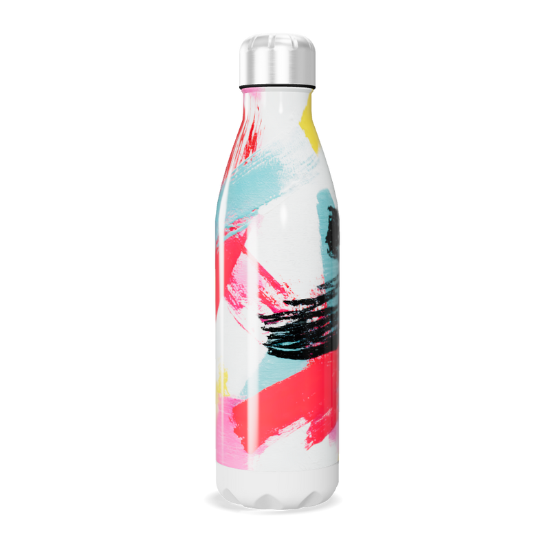 Garrafa Inox - Estampa Colorida Artística