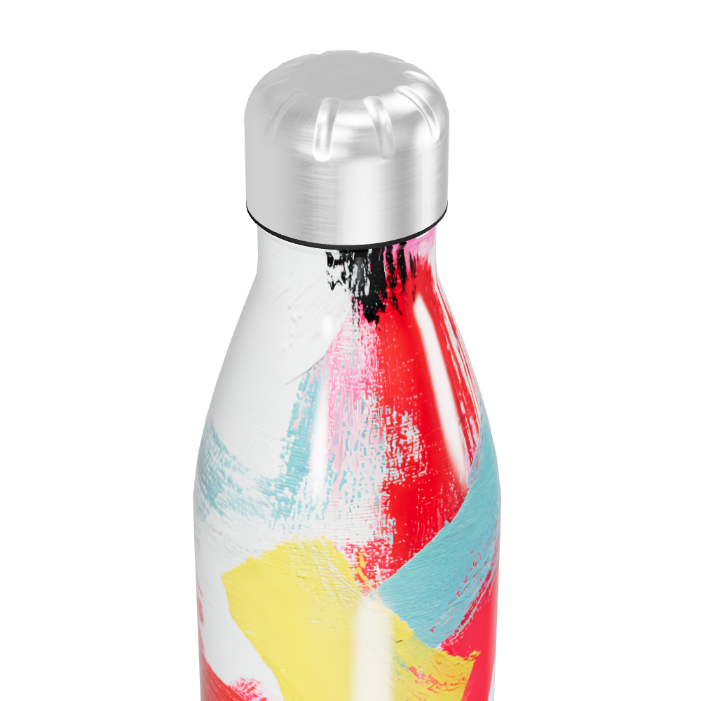 Garrafa Inox - Estampa Colorida Artística
