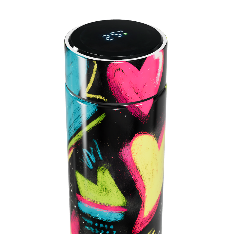 Garrafa Térmica Touch - Estampada Colorida