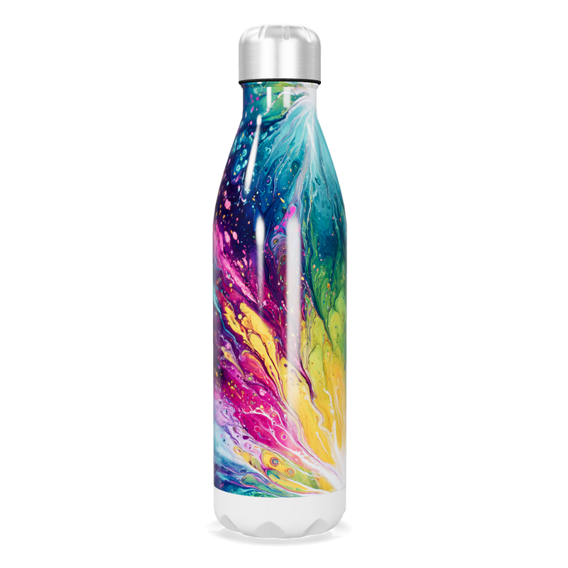 Garrafa Inox - Estampa Multicolorida