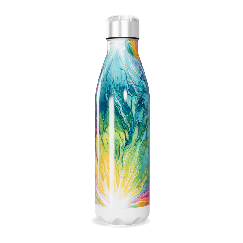Garrafa Inox - Estampa Multicolorida
