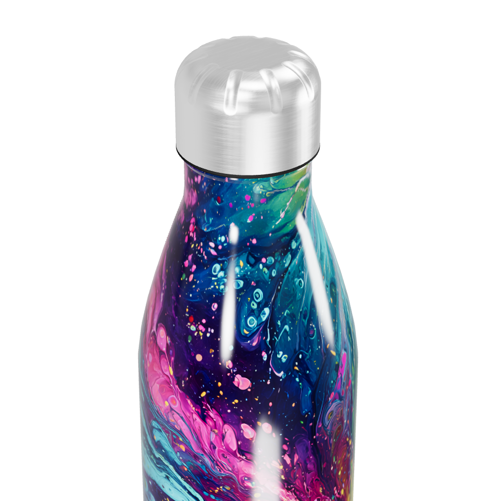 Garrafa Inox - Estampa Multicolorida