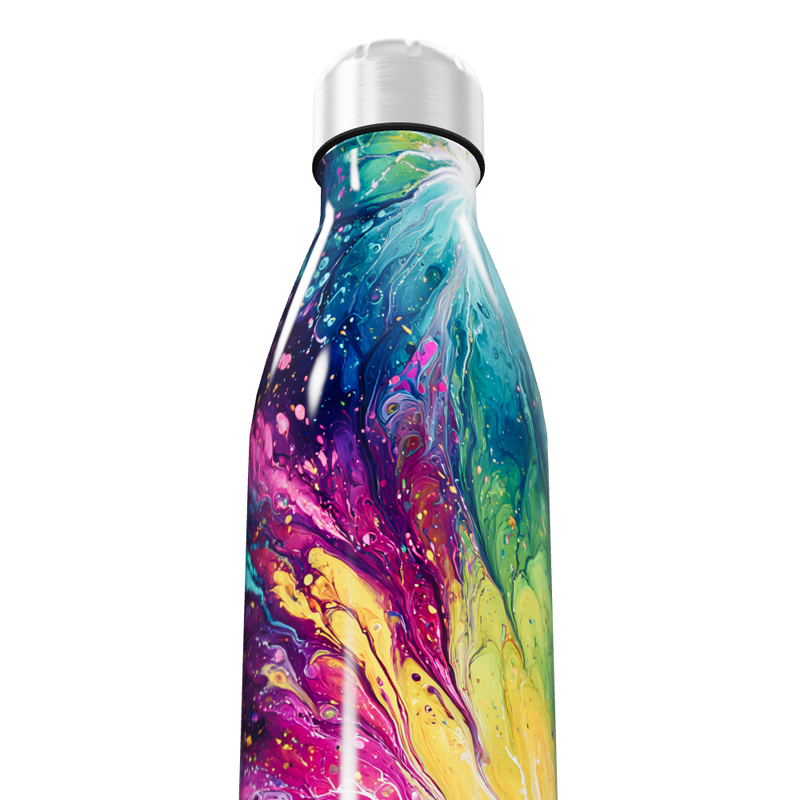 Garrafa Inox - Estampa Multicolorida