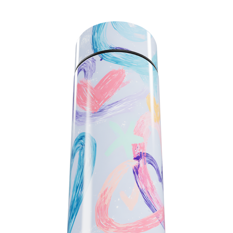 Garrafa Térmica Touch - Estampa Colorida Abstrata