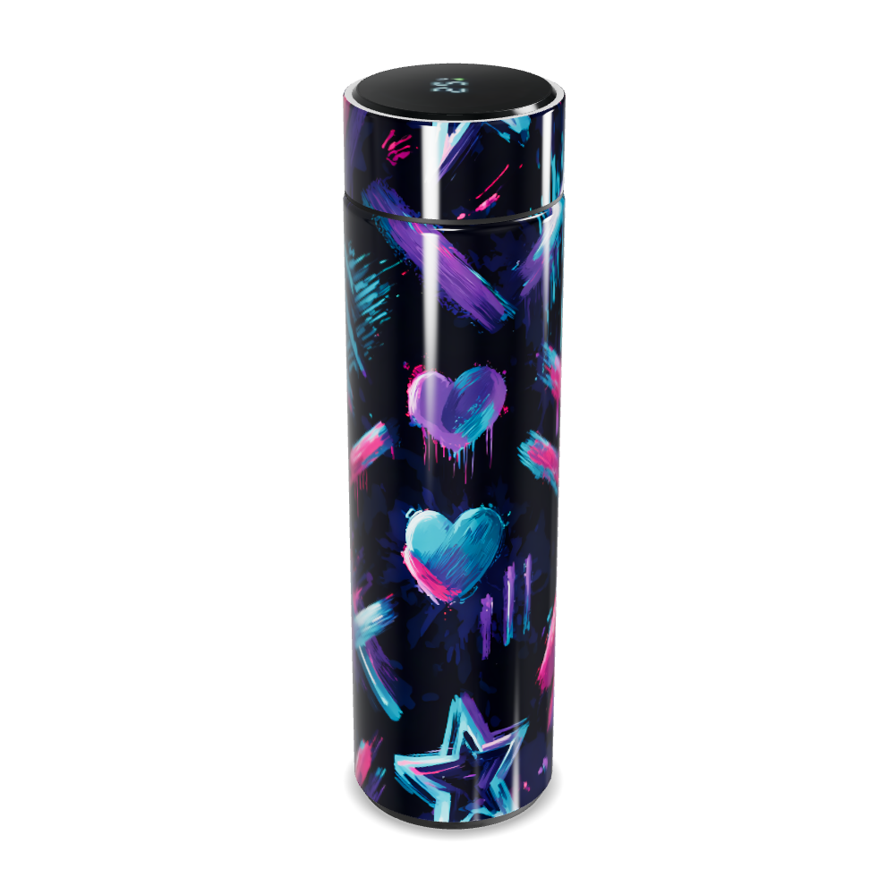 Garrafa Térmica Touch - Abstrata Colorida