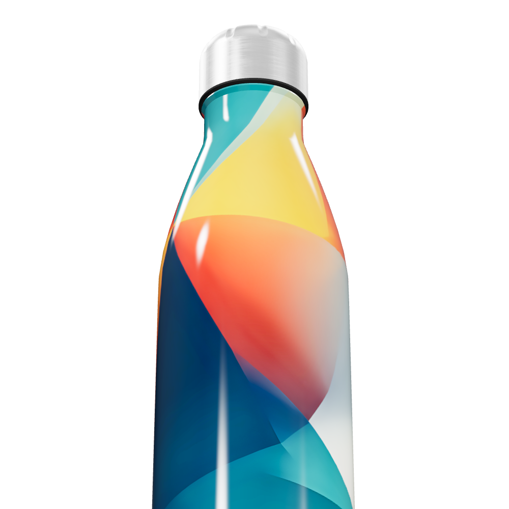 Garrafa Inox - Estampa Colorida