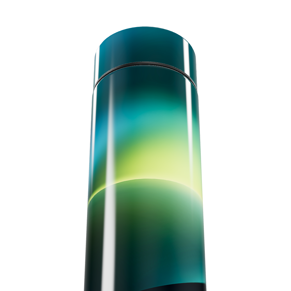 Garrafa Térmica Touch - Degradê Azul Verde