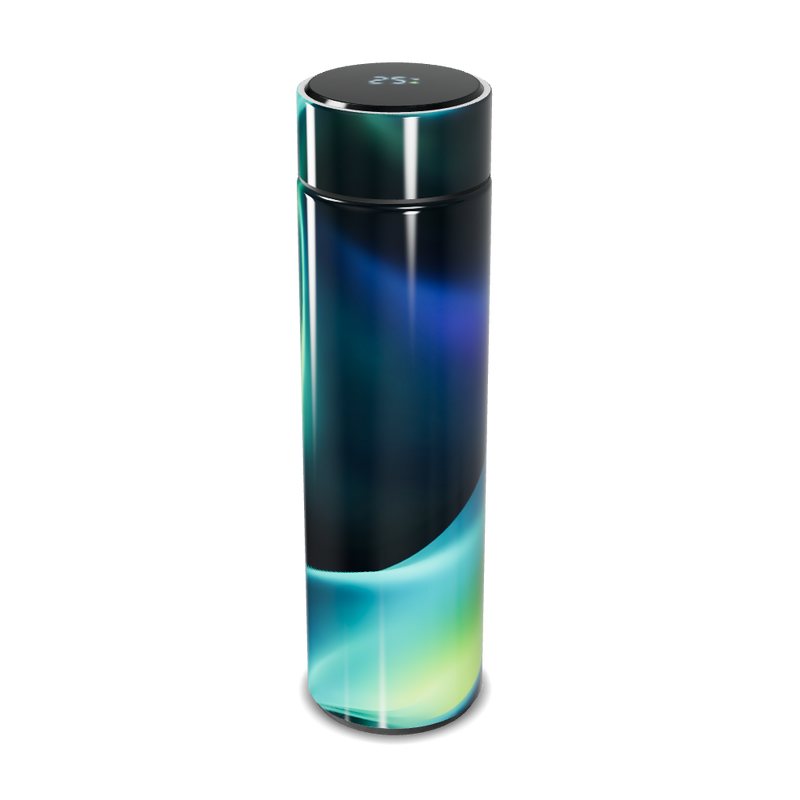 Garrafa Térmica Touch - Azul Degradê Inox