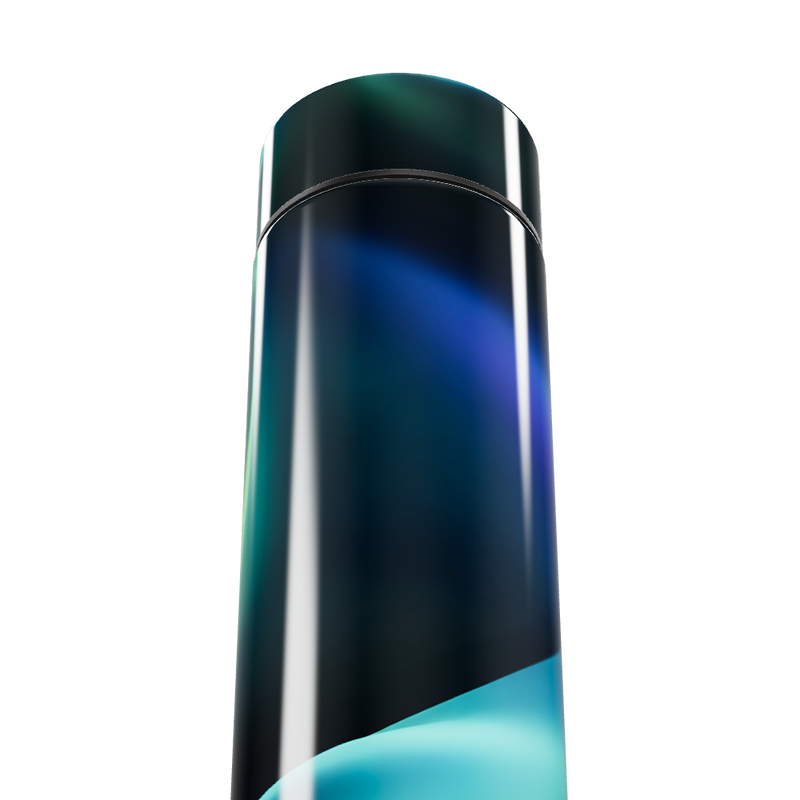 Garrafa Térmica Touch - Azul Degradê Inox