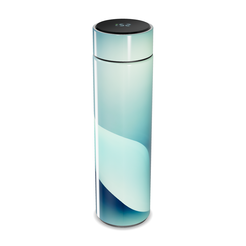 Garrafa Térmica Touch Azul Gradiente Inox