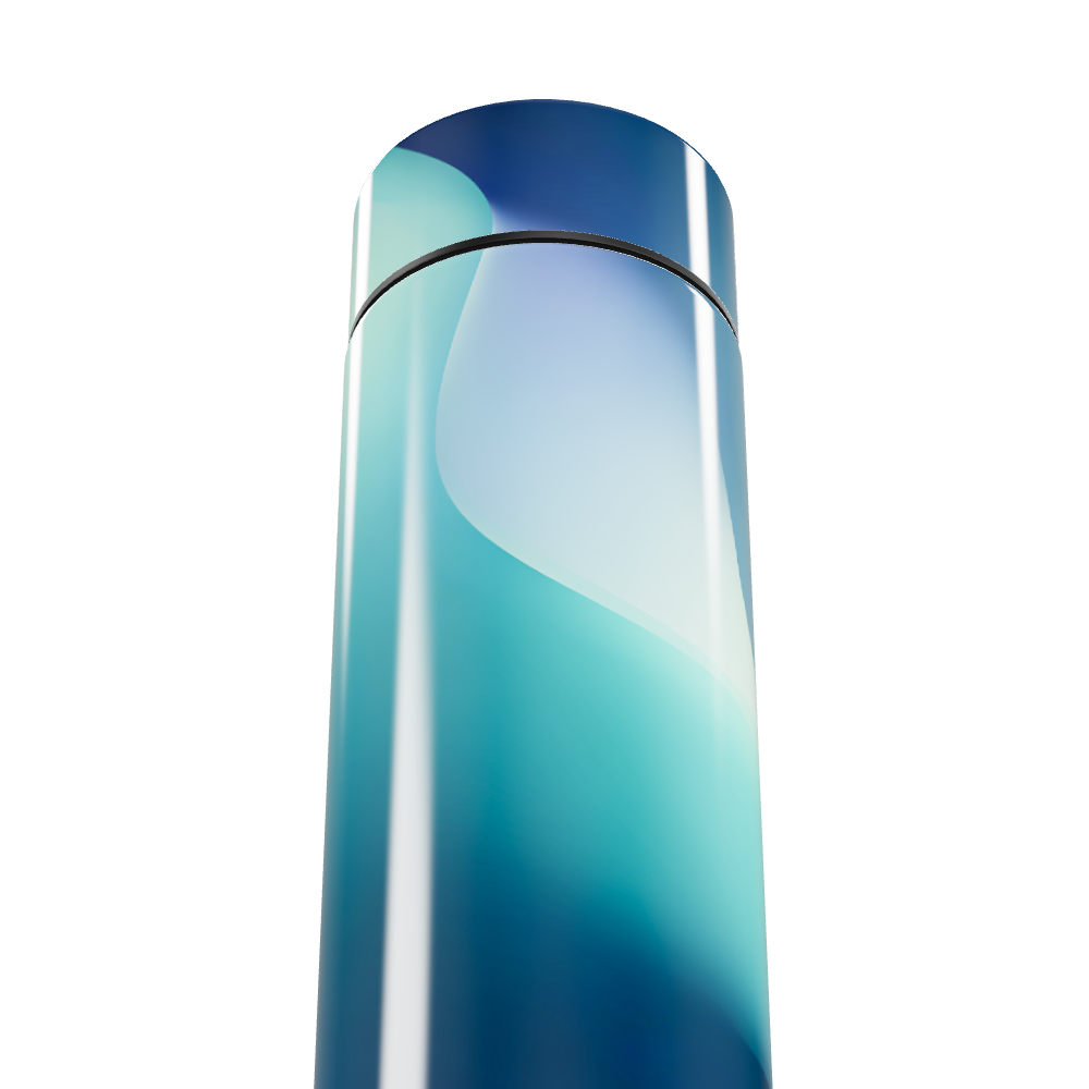 Garrafa Térmica Touch Azul Gradiente Inox