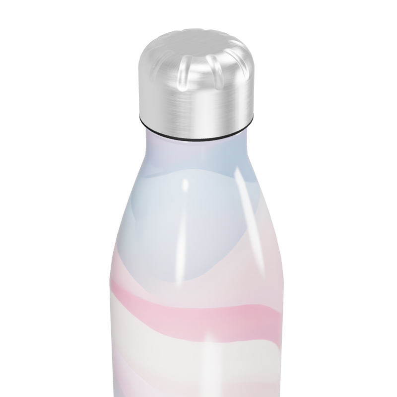 Garrafa Inox - Degradê Rosa Azul