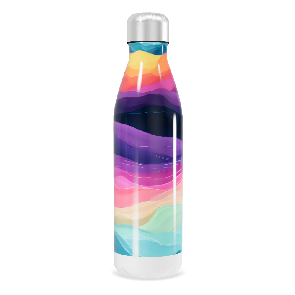 Garrafa Inox - Estampada Multicolorida