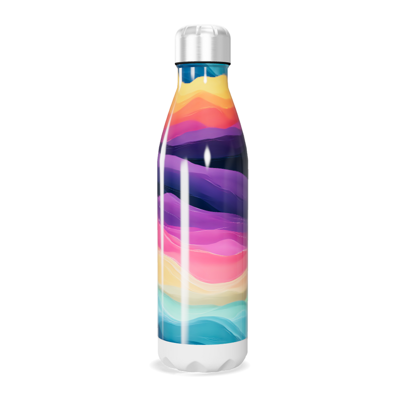 Garrafa Inox - Estampada Multicolorida