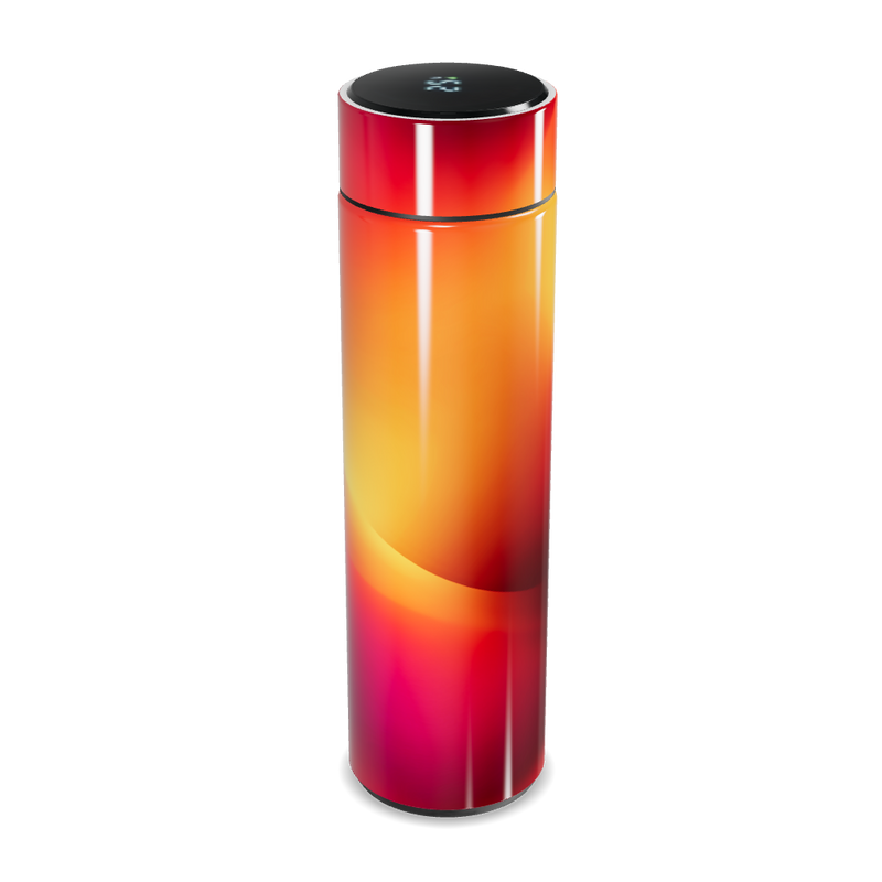 Garrafa Térmica Touch - Vermelha com Display LED