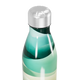 Garrafa Inox - Verde com Estampa Ondas