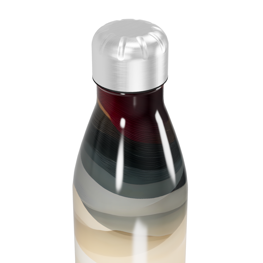 Garrafa Inox - Estampa Abstrata Colorida