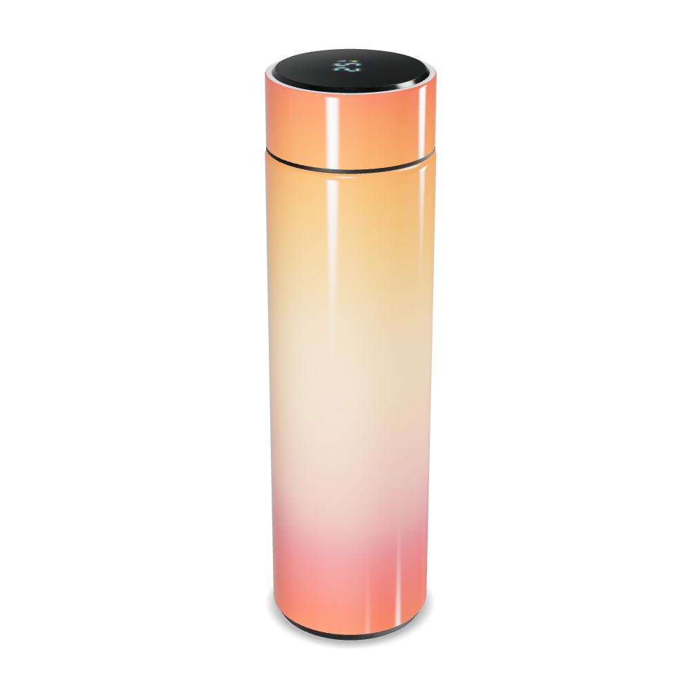 Garrafa Térmica Touch - Gradiente Laranja Digital