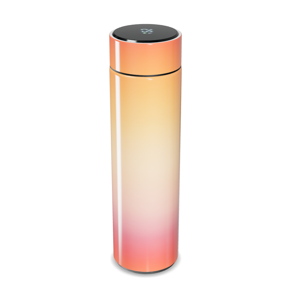 Garrafa Térmica Touch - Gradiente Laranja Digital