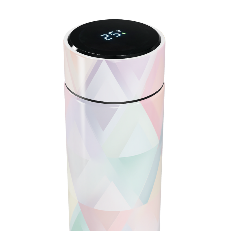 Garrafa Térmica Touch - Geométrica Multicolorida