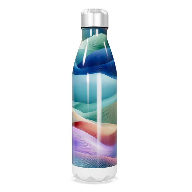 Garrafa Inox Estampada Multicolorida