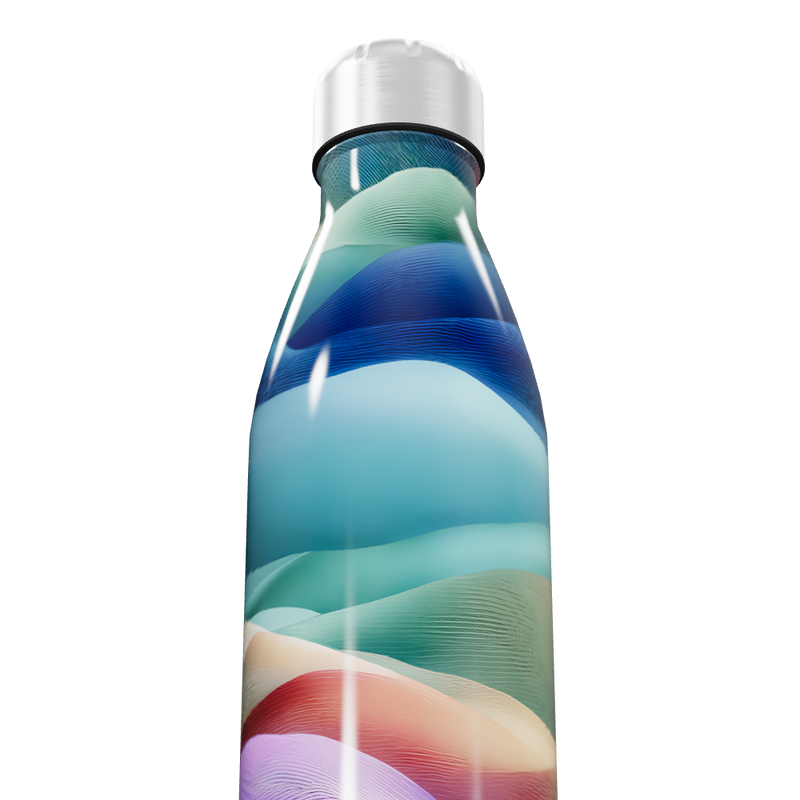 Garrafa Inox Estampada Multicolorida