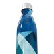Garrafa Inox - Azul com Estampa Geométrica