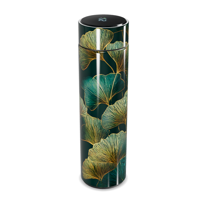 Garrafa Térmica Touch - Floral Verde