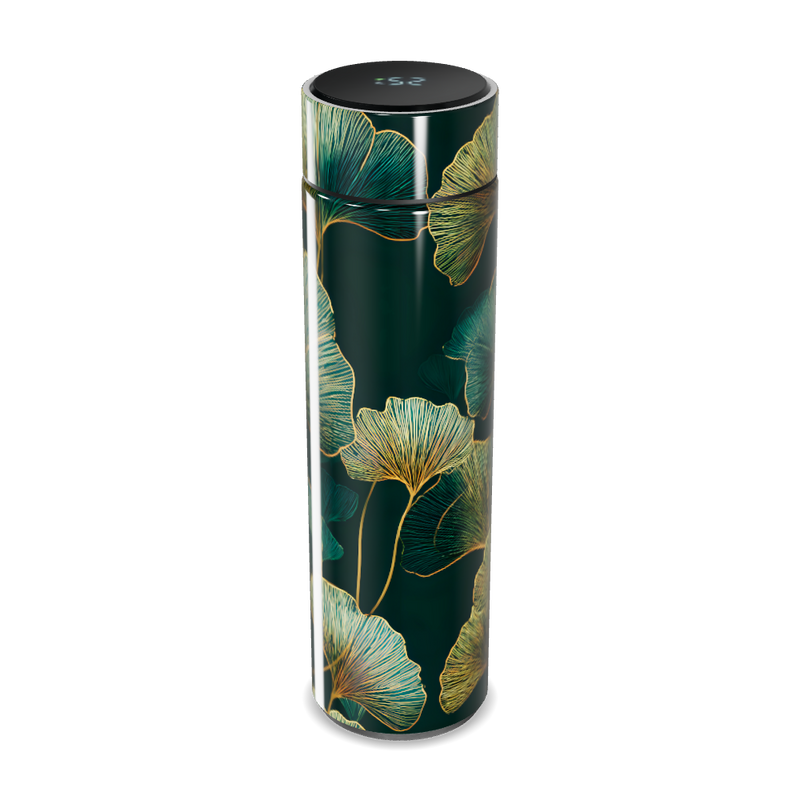 Garrafa Térmica Touch - Floral Verde