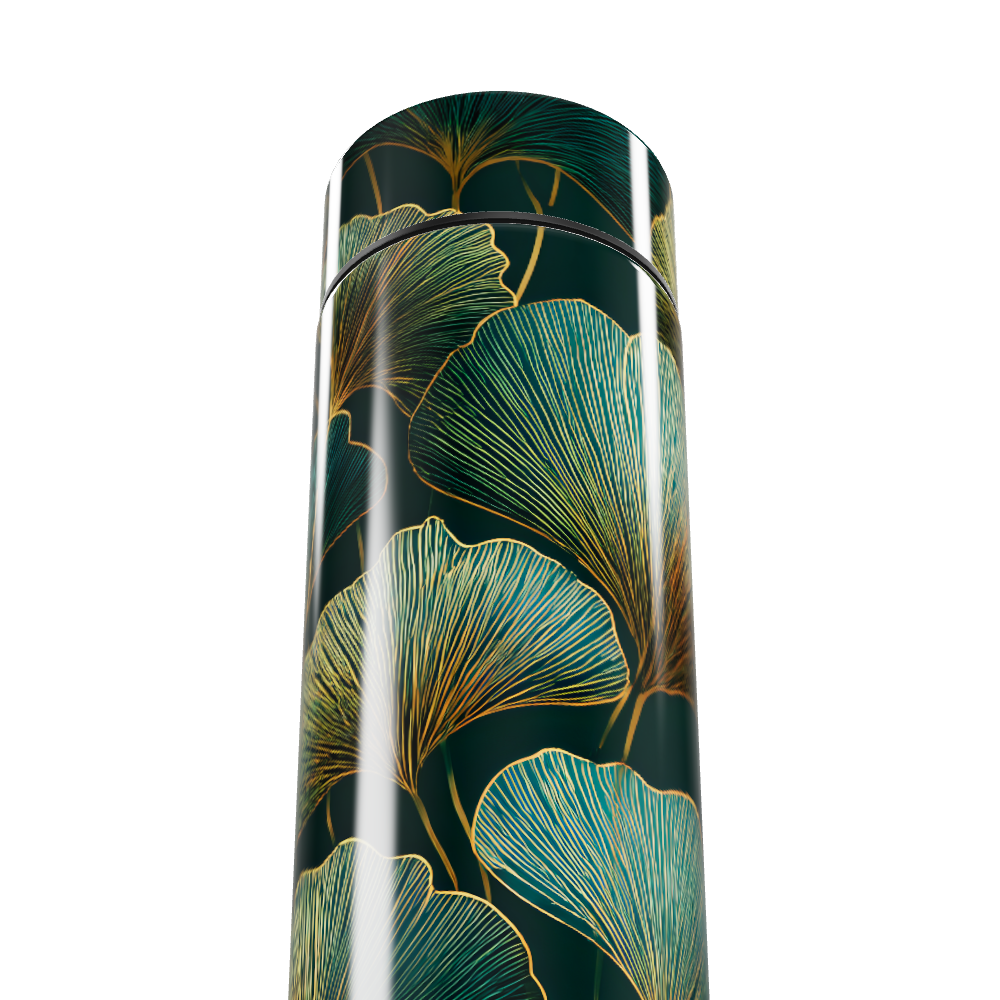 Garrafa Térmica Touch - Floral Verde