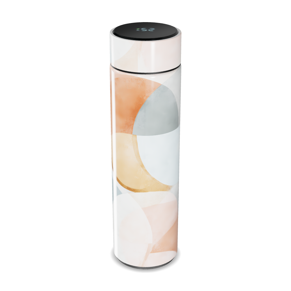 Garrafa Térmica Touch - Estampa Abstrata Colorida