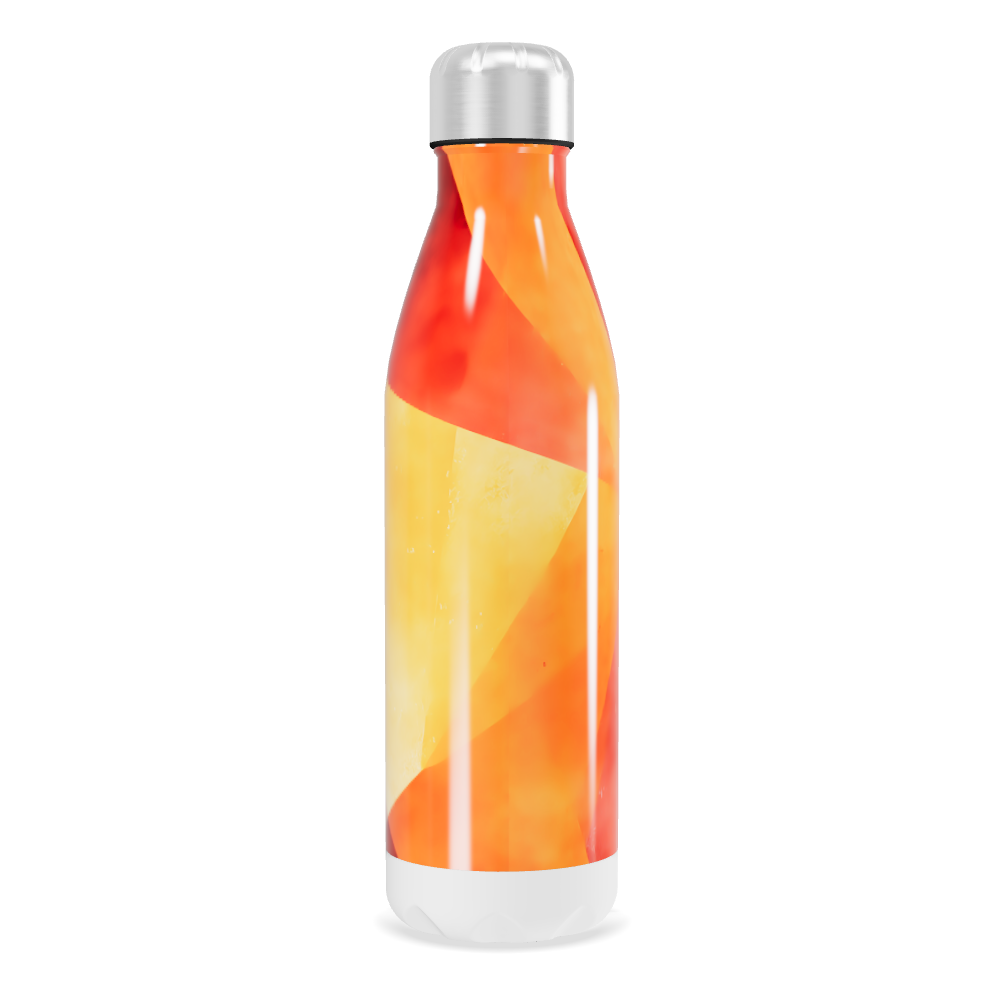 Garrafa Inox - Colorida com Geometria
