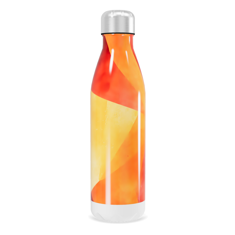 Garrafa Inox - Colorida com Geometria