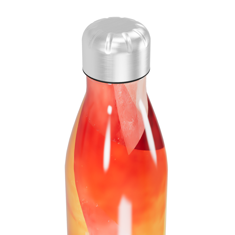 Garrafa Inox - Colorida com Geometria