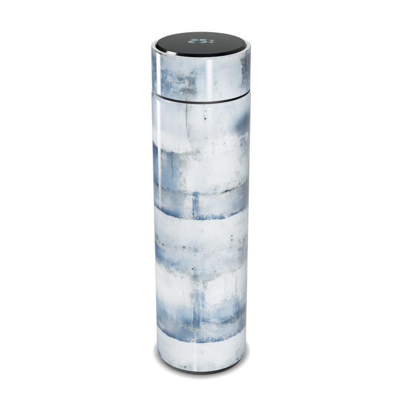 Garrafa Térmica Touch - Azul Listrada Digital