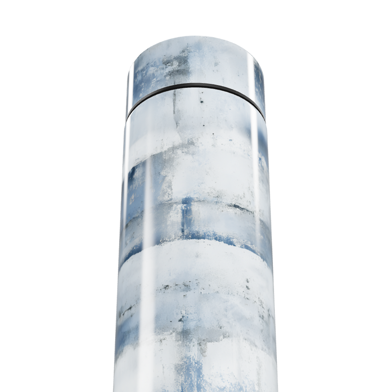 Garrafa Térmica Touch - Azul Listrada Digital