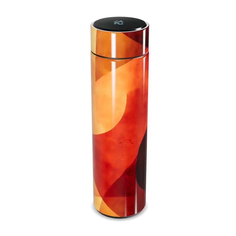 Garrafa Térmica Touch - Vermelha Estampada