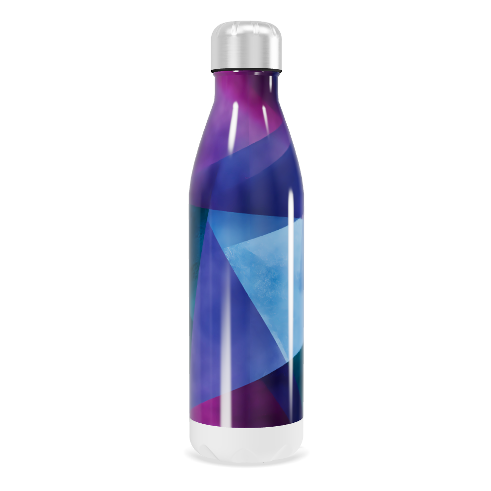 Garrafa Inox - Estampa Colorida Abstrata