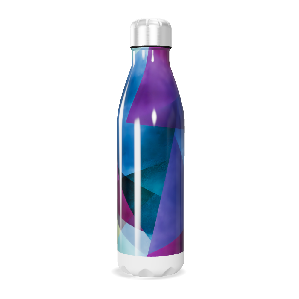 Garrafa Inox - Estampa Colorida Abstrata