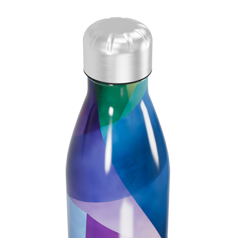 Garrafa Inox - Estampa Colorida Abstrata