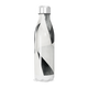 Garrafa Inox Preto e Branco Geométrica