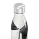 Garrafa Inox Preto e Branco Geométrica