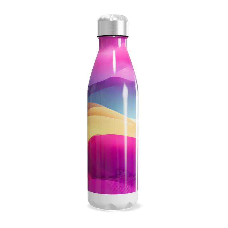 Garrafa Inox - Degradê Multicolorida