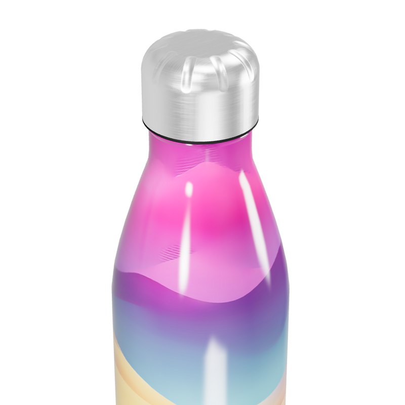 Garrafa Inox - Degradê Multicolorida