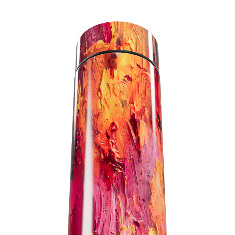 Garrafa Térmica Touch - Estampa Abstrata Colorida